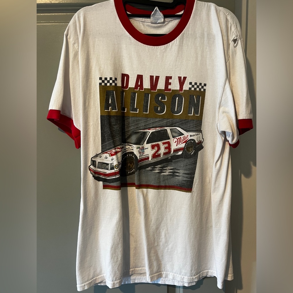 90s Vintage Davey Allison Nascar T-Shirt